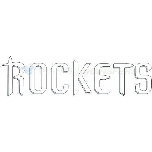 Houston Rockets Iron-on Stickers (Heat Transfers)NO.1026